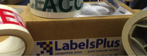 Printed Packaging Tape from LabelsPlus