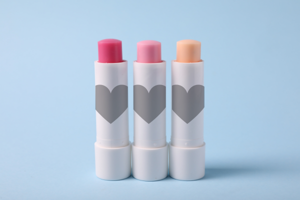 lip balm heart label