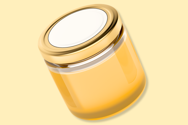 honey jar label