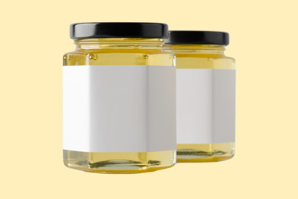 honey jar label